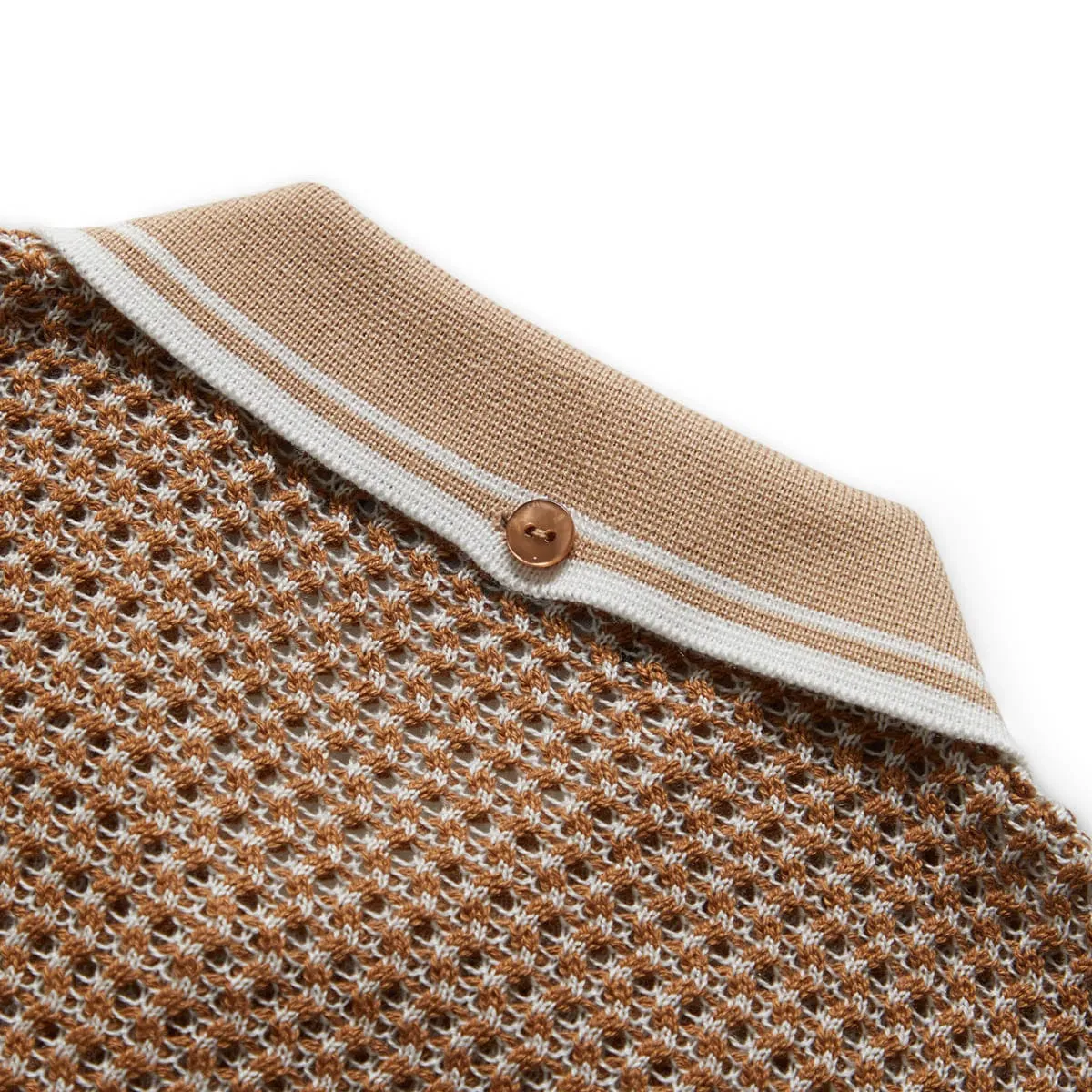 TWO COLOUR KNIT SHIRT