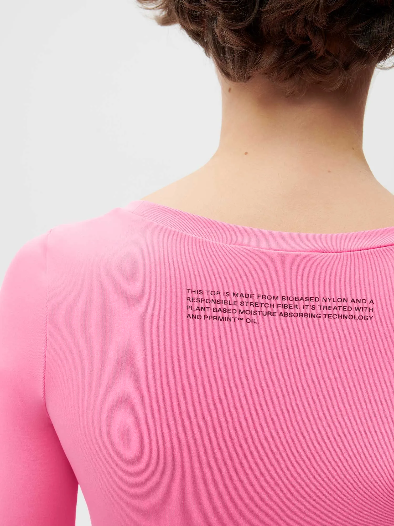 Women’s Activewear 2.0 Cropped Long Sleeve Top—watermelon pink